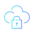 cloud with lock icon